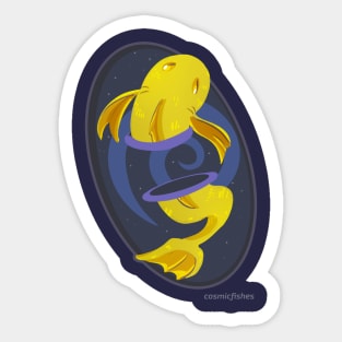 Cosmic Fish logo Sticker